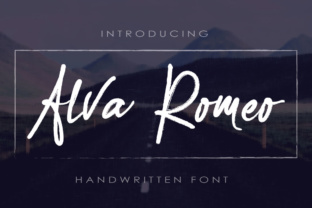 Alva Romeo: The Handwritten Typeface for Campaigns