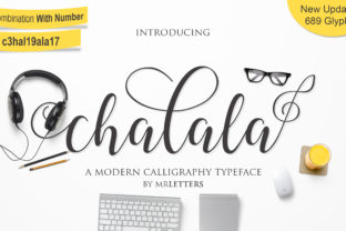 Chalala Script Font for Handmade Brands