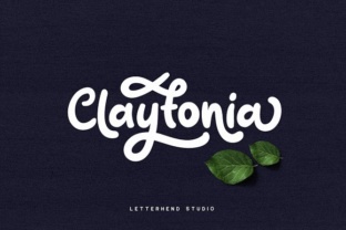 Claytonia: A Bold Script Typeface for Editorial Design