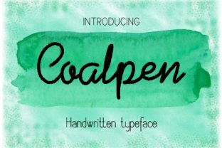 Coalpen: The Handwritten Typeface for Clear Campaigns