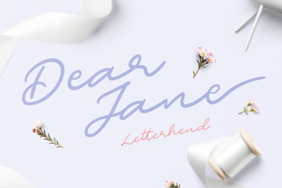 Dear Jane Script Font for Digital Branding