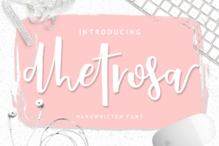 Dhetrosa Script: A Handmade Typeface for Editorial Design