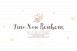 Fine New Bonbons Typeface Review for Branding