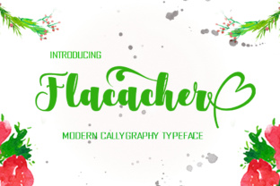 Flacacher: A Thick Script Font for Bold Branding