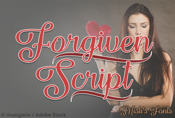 Forgiven Script: Elevating Digital Brand Identity