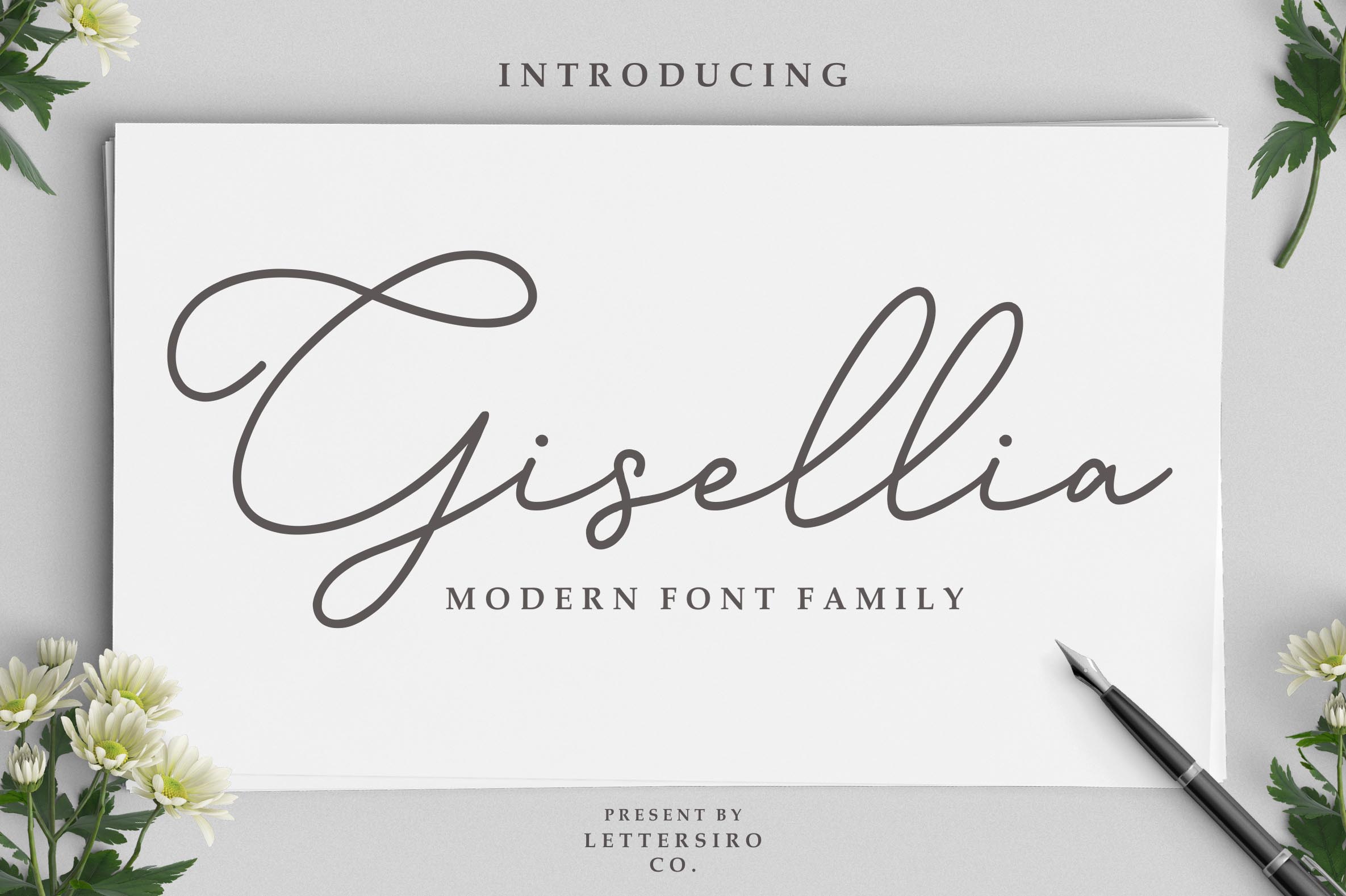 Gisellia: A Handwritten Font for Makers