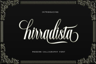 Hirradista Script: A Modern Calligraphy Font for Makers
