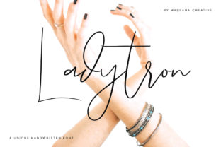 Ladytron Script: A Handcrafted Typeface for Editorial Design