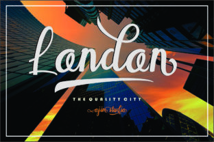 London Script Typeface for Modern Web Design