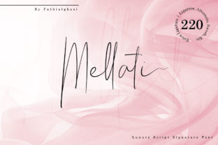 Mellati Script: A Luxury Typeface for Makers