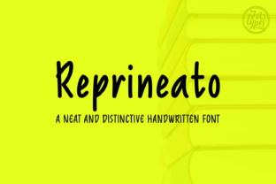 Reprineato: Bold Handwritten Font for Web Design