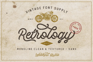 Retrology: The Retro Monoline Typeface for Bold Campaigns