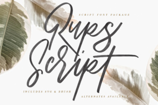 Rups Script: Elevate Your Brand with Elegant Typography