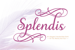 Splendis: The Elegant Script Font for Crafters