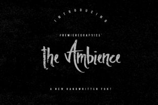 The Ambience: A Horror-Style Script Typeface
