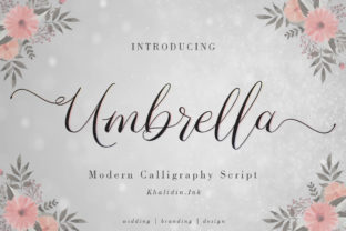 Umbrella Script: A Modern Typeface for Makers